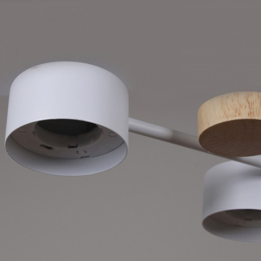 Люстра на штанге 03758-0.3-06 WT+WOOD GX53