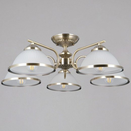 Люстра на штанге ILLUMICO  IL0891-5CSQ-26 AB ELITE