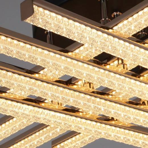 Люстра на штанге  86090-0.3-08 BK+FG