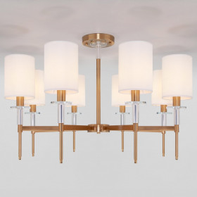 Люстра на штанге Eurosvet Brielle 60132/8 латунь