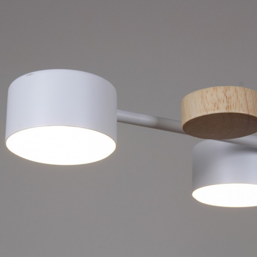 Люстра на штанге 03758-0.3-06 WT+WOOD GX53