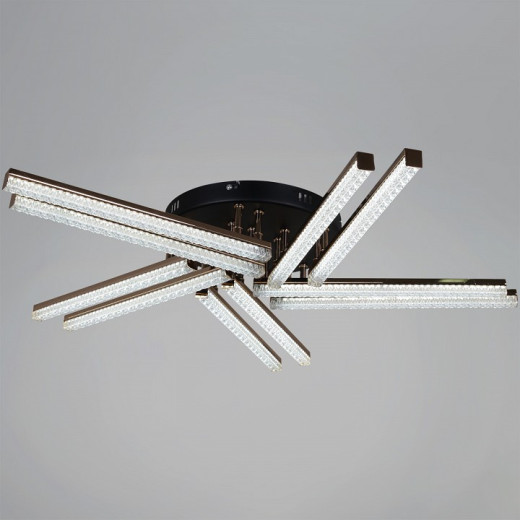 Люстра на штанге  17090-0.3-10 BK+FG