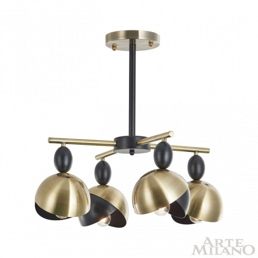 Люстра на штанге Arte Milano Neapolis-71307 271307/4 BK/GD