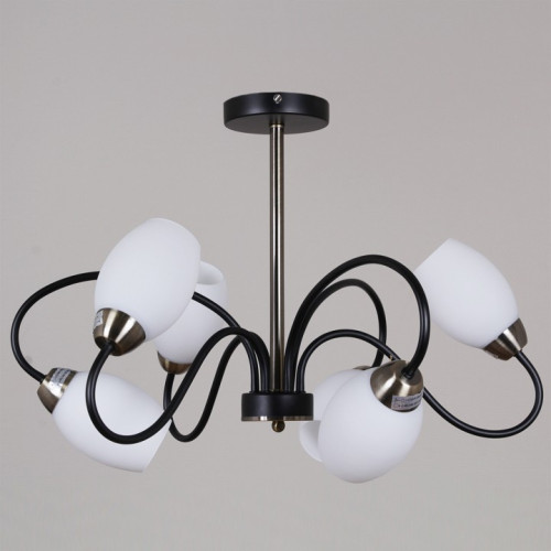 Люстра на штанге 01270-1 01270-0.3-06B BK+AB