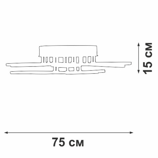 Люстра на штанге Vitaluce V3893 V3893-0/9PL