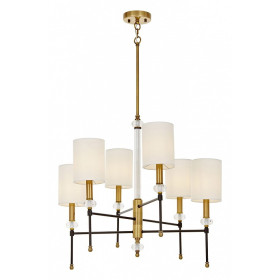 Люстра на штанге LUMINA DECO RODEZIO LDP 1229-6-NF MD