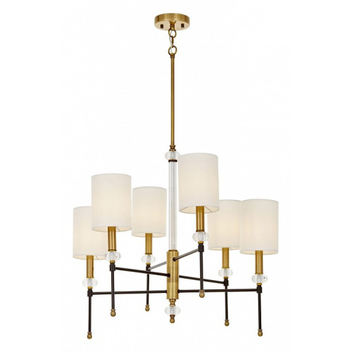 Люстра на штанге LUMINA DECO RODEZIO LDP 1229-6-NF MD