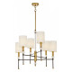 Люстра на штанге LUMINA DECO RODEZIO LDP 1229-6-NF MD