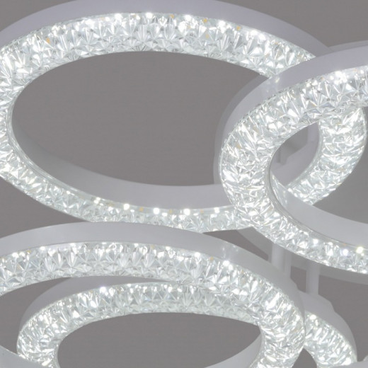 Люстра на штанге  67120-0.3-4+4C WH