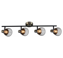 Люстра на штанге  05965-0.8-04 BK+AB