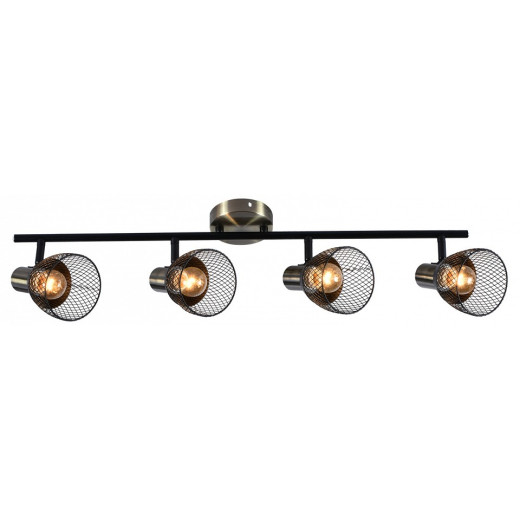 Люстра на штанге  05965-0.8-04 BK+AB