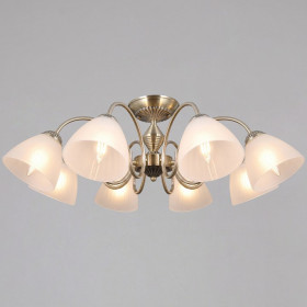 Люстра на штанге ILLUMICO  IL0897-8CSQ-26 AB ELITE