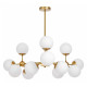 Люстра на штанге LUMINA DECO Zodiak LDP 160-12 MD+WT