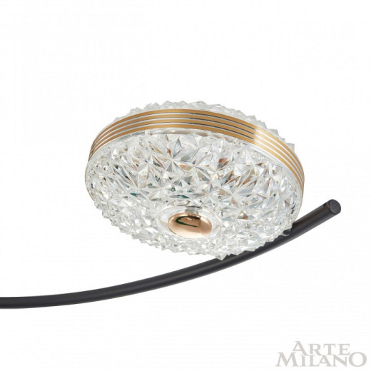 Люстра на штанге Arte Milano Ferrara-72069 279169/4+4 BK/GD