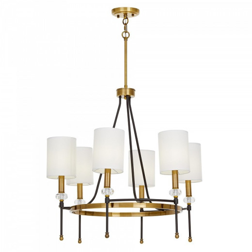 Люстра на штанге LUMINA DECO RODEZIO LDP 1229-6 MD