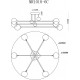 Люстра на штанге MyFar Stacy MR1010-6C