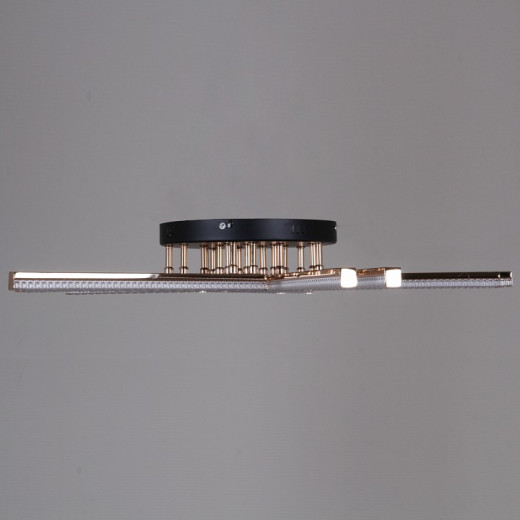 Люстра на штанге  17090-0.3-10 BK+FG