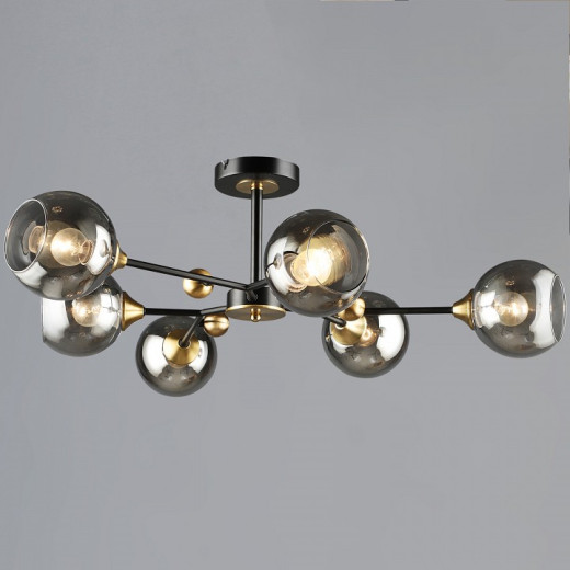 Люстра на штанге 01070-1 01070-0.3-06 BK+COP