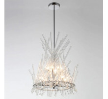 Люстра на штанге iLamp CASA 966C-12 CR+CL
