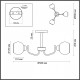 Люстра на штанге Lumion BLISS 5641/3C