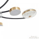 Люстра на штанге Arte Milano Ferrara-72069 279169/4+4 BK/GD