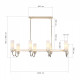 Люстра на штанге ST-Luce Elegra SL1402.263.08