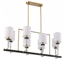 Люстра на штанге ST-Luce BLACK+BRASS SL1404.338.08