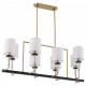 Люстра на штанге ST-Luce BLACK+BRASS SL1404.338.08