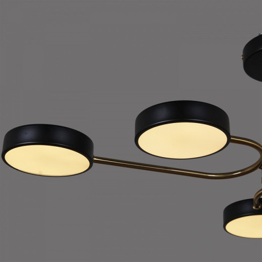 Люстра на штанге 03325-0.3-06 BK+COPPER