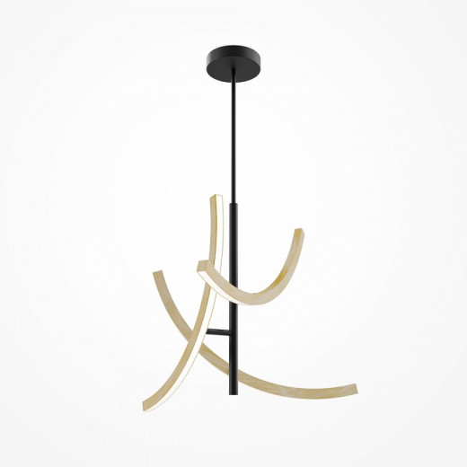 Люстра на штанге Maytoni Wabi MOD428PL-L27BK