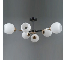 Люстра на штанге ILLUMICO LIBRA IL0715-6CSQ-24 BK GD LIBRA