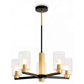 Люстра на штанге Freya Ombre FR2051CL-05BBS
