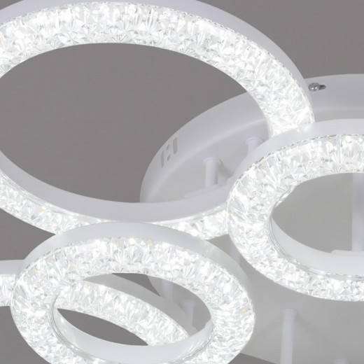 Люстра на штанге  87120-0.3-5+5C WH