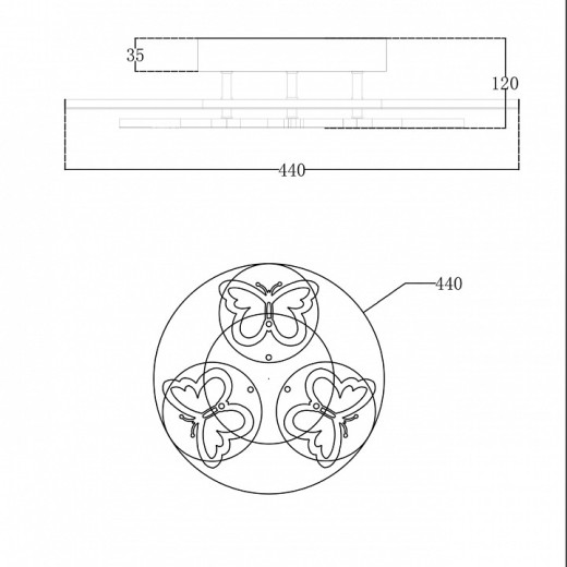 Люстра на штанге Escada  10272/6LED