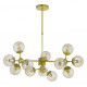 Люстра на штанге LUMINA DECO Zodiak LDP 160-12 GD