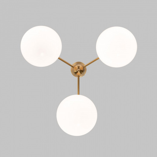 Люстра на штанге Eurosvet Marbella 60147/3 латунь