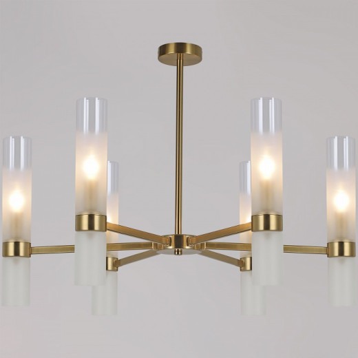 Люстра на штанге ILLUMICO  IL0279-6P-79 BRASS