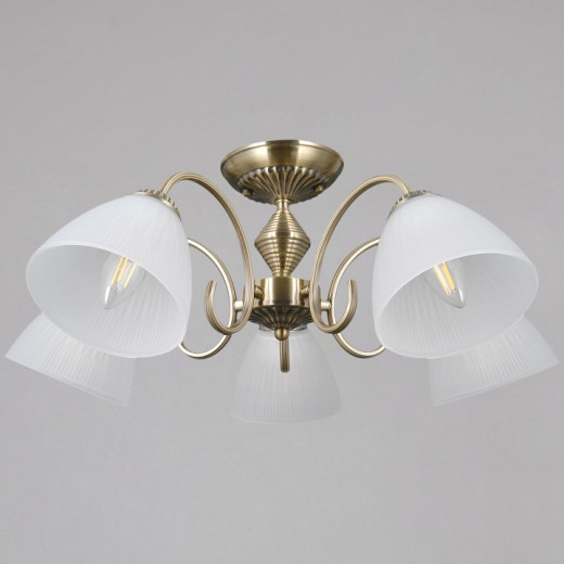 Люстра на штанге ILLUMICO  IL0897-5CSQ-26 AB ELITE
