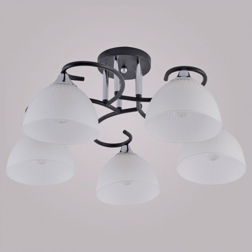 Люстра на штанге 01635-0.3-05 BK+CR