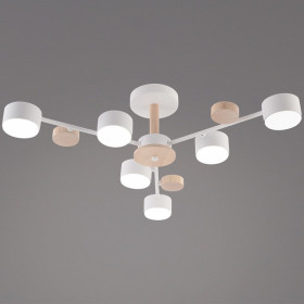 Люстра на штанге 03758-0.3-06 WT+WOOD GX53