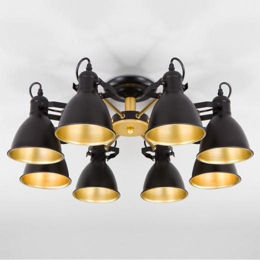 Люстра на штанге Eurosvet Denley 70112/8 черный