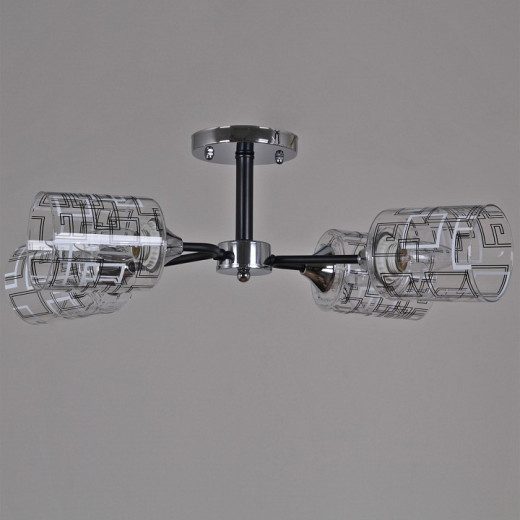 Люстра на штанге  26260-0.3-04 CR+BK