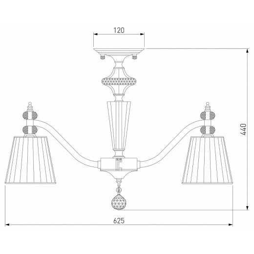 Люстра на штанге Eurosvet Diva a053461