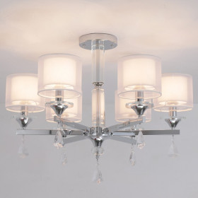Люстра на штанге ILLUMICO  IL1354-6CPA-29 CR Romei