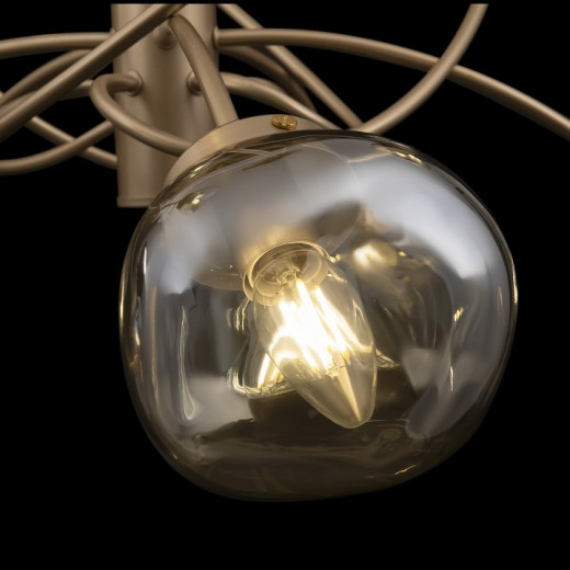 Люстра на штанге Freya  FR8017PL-10MG