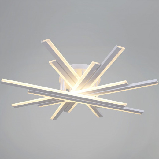 Люстра на штанге  16090-0.3-08 BK/WH