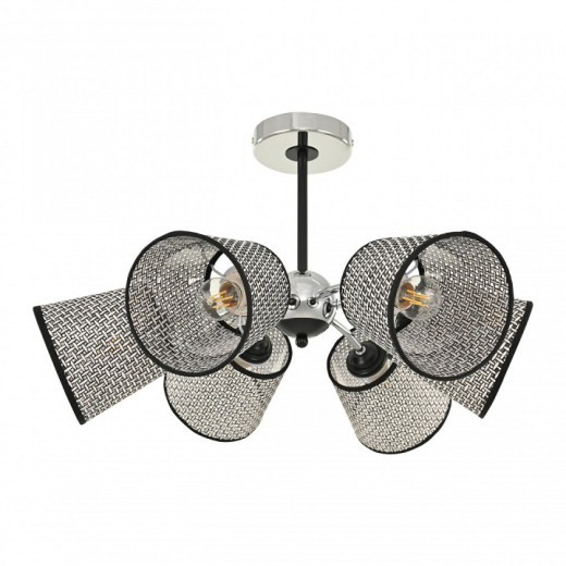 Люстра на штанге Arte Milano Napoli-320007 320007/3+3 CR.BK