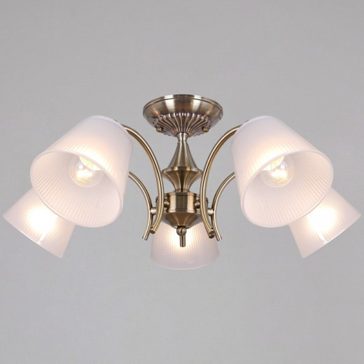 Люстра на штанге ILLUMICO  IL0910-5CSQ-26 AB ELITE