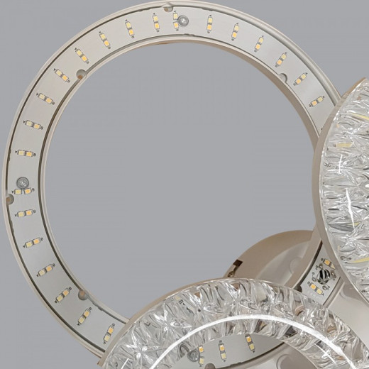 Люстра на штанге  09847-0.3-5+5A WH