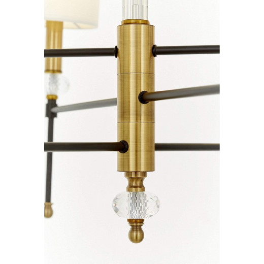 Люстра на штанге LUMINA DECO RODEZIO LDP 1229-6-NF MD